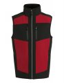 Heren Bodywarmer E-Volve Softshell Regatta TRA907 classic red-zwart